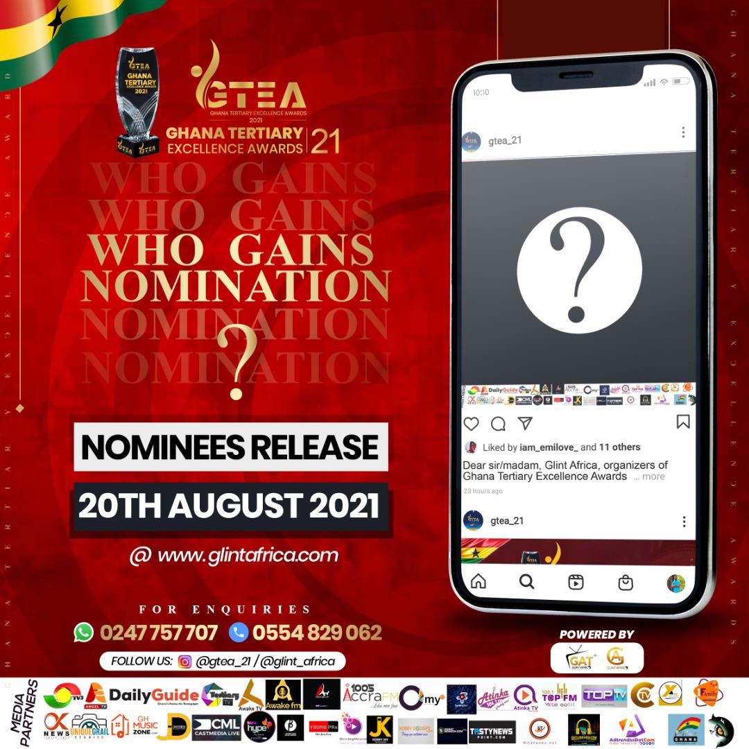 Ghana tertiary awards nominee announcement
