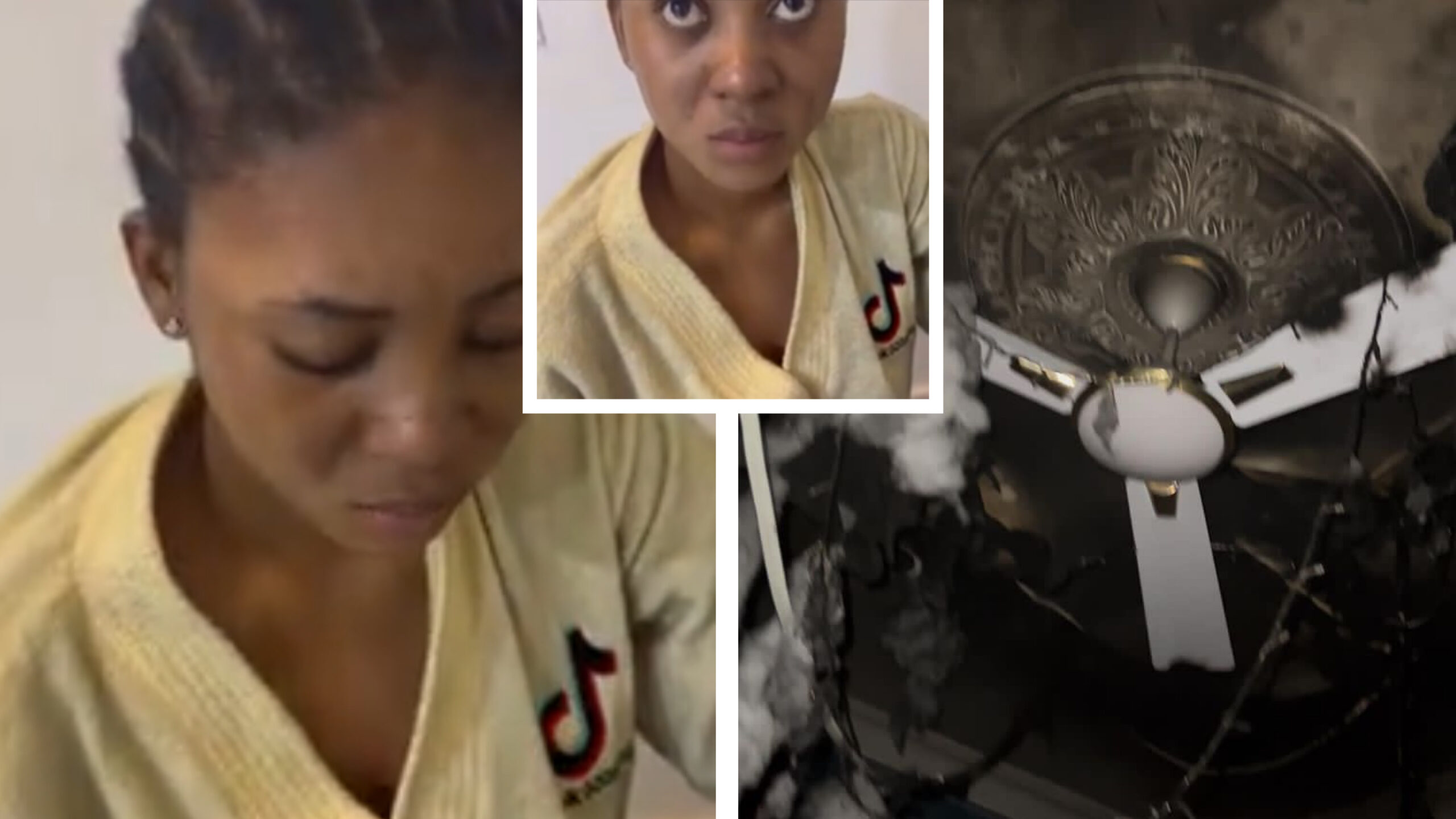 Jackline Mensah Escapes Death In Sudden House Fire
