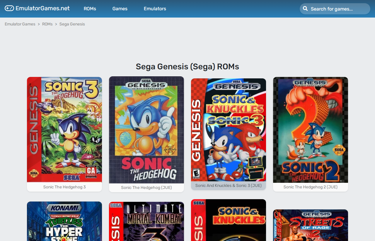 Here Is Where To Download Sega Genesis Games – Yebekagh